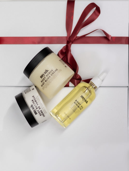Myuk Luxury Body Trio – Glow & Hydration Edition